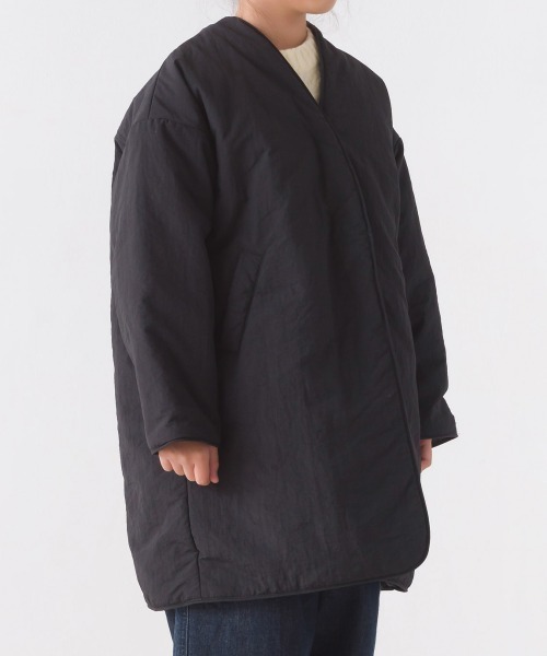 「OMNES」 「KIDS」中綿コート 140 カーキ キッズ_画像3