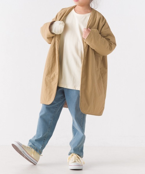 「OMNES」 「KIDS」中綿コート 140 カーキ キッズ_画像5
