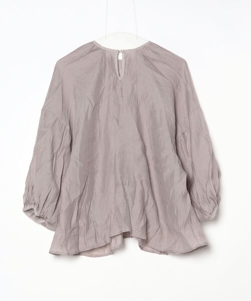 「Louere」 7分袖ブラウス MEDIUM グレー レディース_画像2