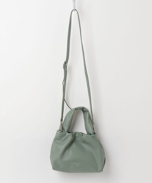 バッグ CHRISTIAN VILLA Fur Leather 2way Bag CHRISTIAN VILLA】 イタリア製 2WAY カーフレザー×カーフスエード