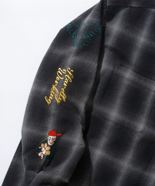 「XLARGE」 長袖シャツ L ブラック メンズ_画像9