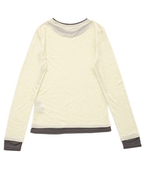 「select MOCA」 長袖カットソー FREE ブラック レディース_画像2