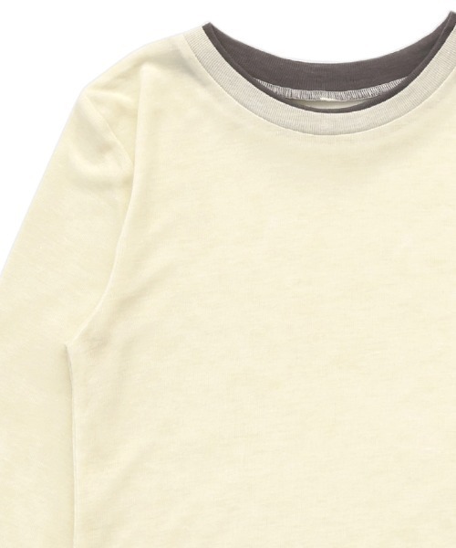 「select MOCA」 長袖カットソー FREE ブラック レディース_画像3