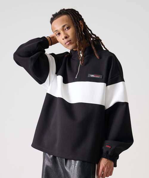 FUBU（フブ） トレーナー スウェット ブランド Tech Half Zip / テック