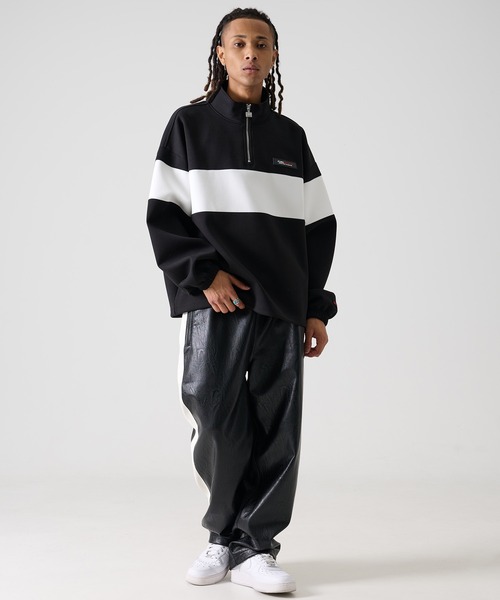 FUBU（フブ） トレーナー スウェット ブランド Tech Half Zip / テック