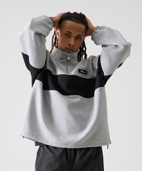 FUBU（フブ） トレーナー スウェット ブランド Tech Half Zip / テック