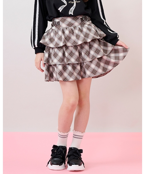 mezzo piano Junior（メゾピアノ ジュニア） パンツ ハートバックル