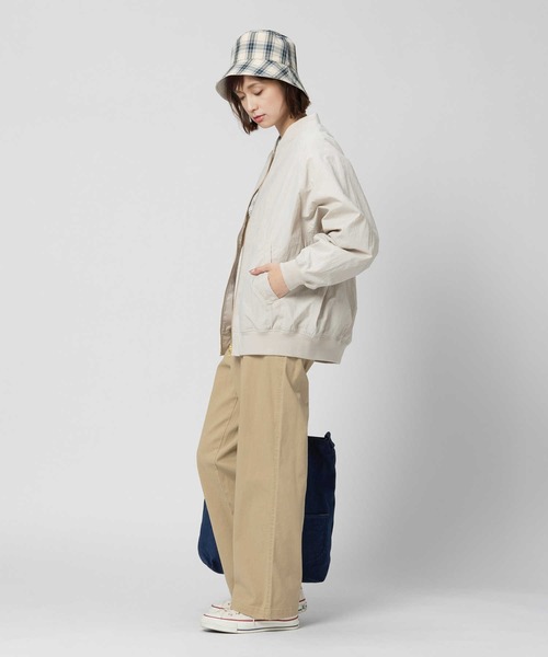 「HONEYSUCKLE ROSE」 ナイロンブルゾン M オフホワイト レディース_画像9