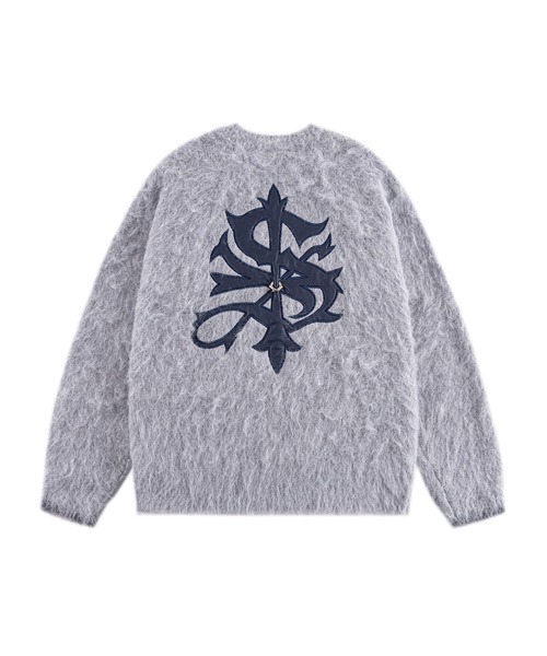 セーター ニット ニット｜Tribal Cross Pierced Shaggy Knit｜SUPPLIER メンズ レディース