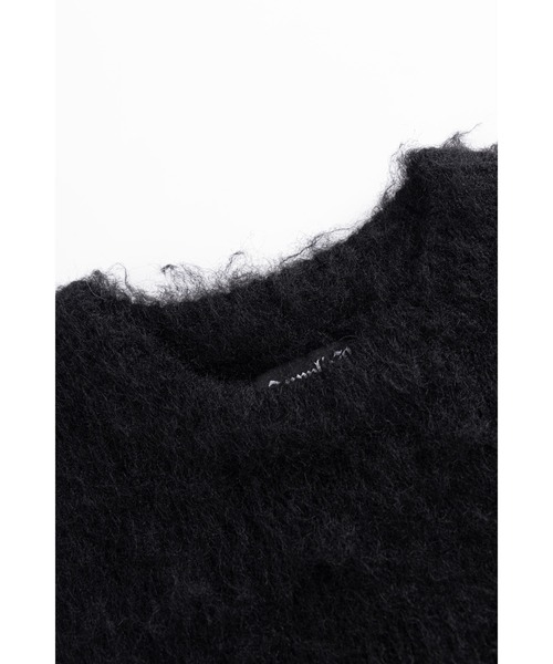 セーター ニット ニット｜Tribal Cross Pierced Shaggy Knit｜SUPPLIER メンズ レディース