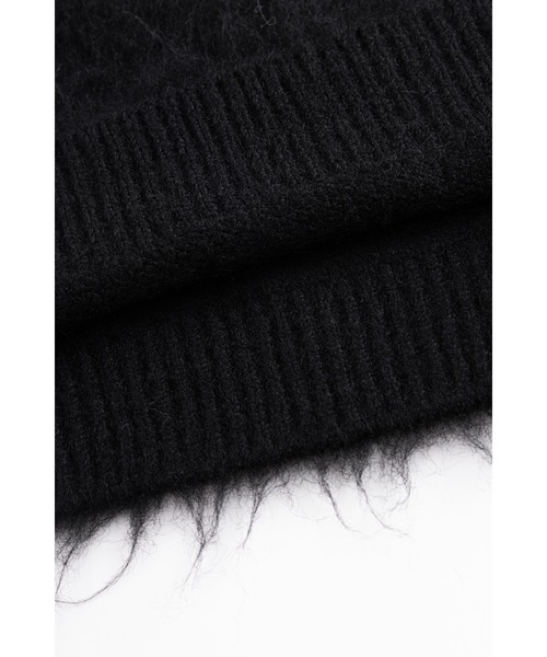セーター ニット ニット｜Tribal Cross Pierced Shaggy Knit｜SUPPLIER メンズ レディース