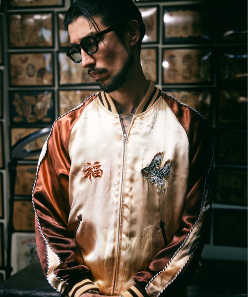 メンズスカジャン（色：ブラウン系）｜コート、ジャケット