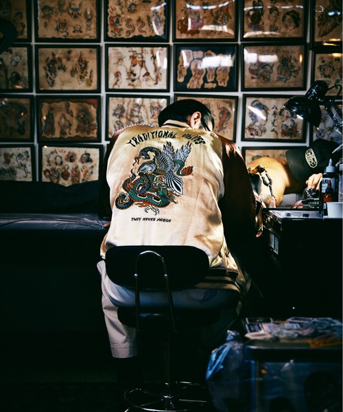 スカジャン Schott/ショット/BATTLE ROYALE SUKA JACKET/バトルロワイヤル スカジャン メンズ レディースの画像