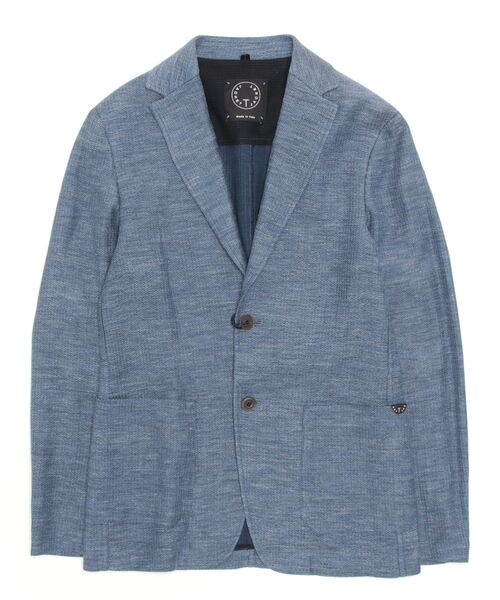 「T-JACKET」 テーラードジャケット L ブルー メンズ_画像2