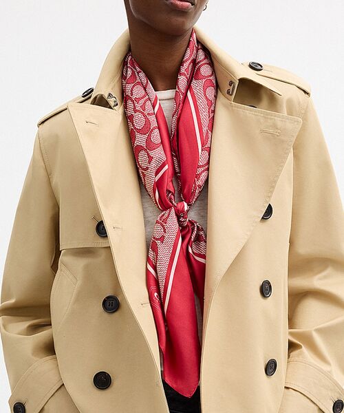 COACH（コーチ） スカーフ バンダナ ヴィンテージ シグネチャー