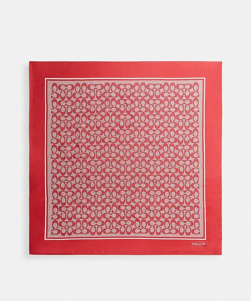 COACH（コーチ） スカーフ バンダナ ヴィンテージ シグネチャー