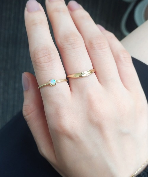 「NOIR DE POUPEE」 リング #9 ホワイト レディース_画像2