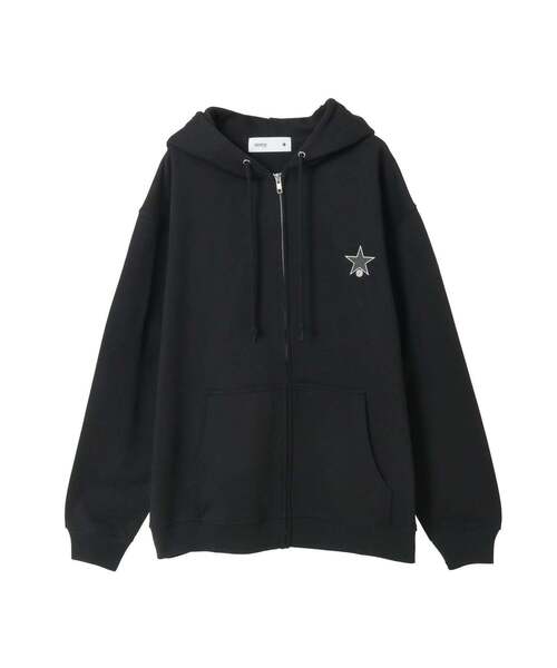 CONVERSE TOKYO パーカー FLOWER LOGO ZIP HOODIE レディース メンズ