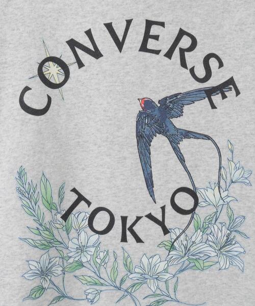 CONVERSE TOKYO パーカー FLOWER LOGO ZIP HOODIE レディース メンズ