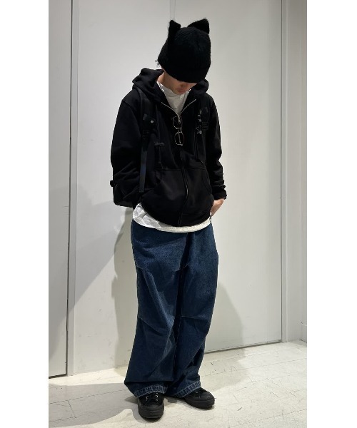 CONVERSE TOKYO パーカー FLOWER LOGO ZIP HOODIE レディース メンズ