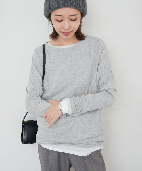 「SLOBE IENA」 長袖カットソー - ホワイト レディース_画像7