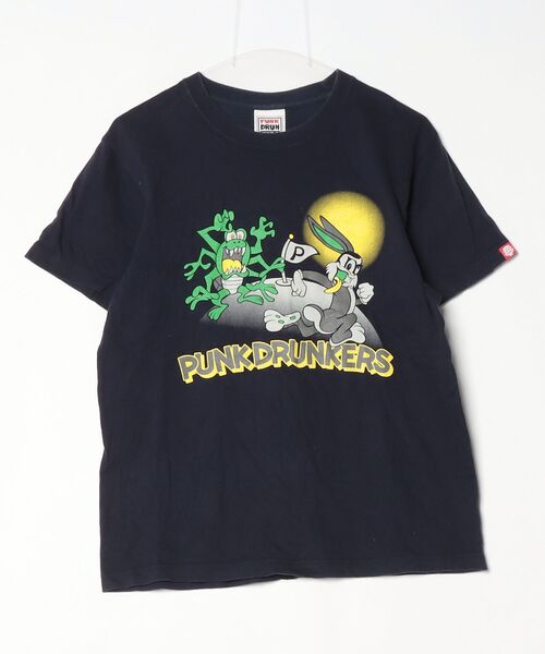 PUNK DRUNKERS（パンクドランカーズ） 半袖Tシャツ M ブラック メンズ 