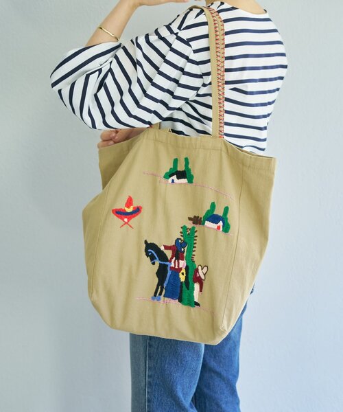 BEARDSLEY（ビアズリー） トートバッグ メキシカン刺繍Bag レディース