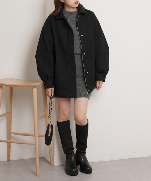 「Chico」 ニットワンピース FREE グレー レディース_画像2