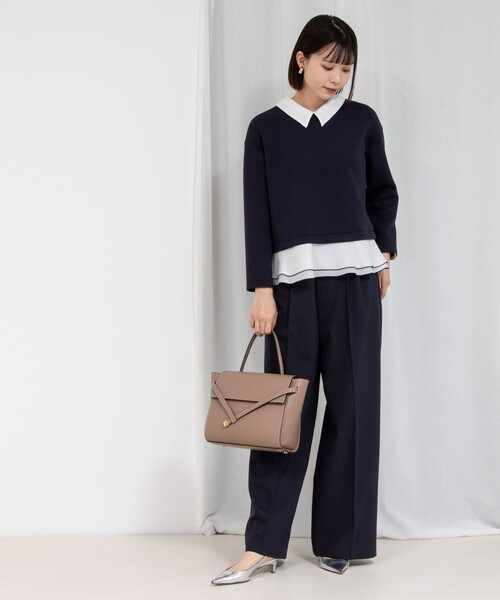 「NOLLEY'S Sophi」 長袖ブラウス 38 グレー レディース_画像3