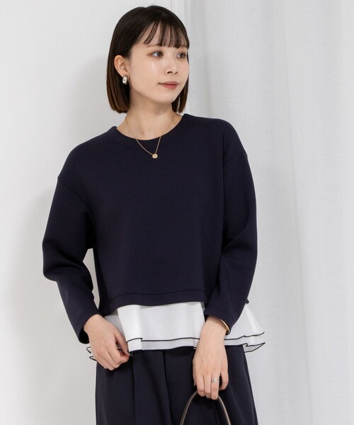 「NOLLEY'S Sophi」 長袖ブラウス 38 グレー レディース_画像8