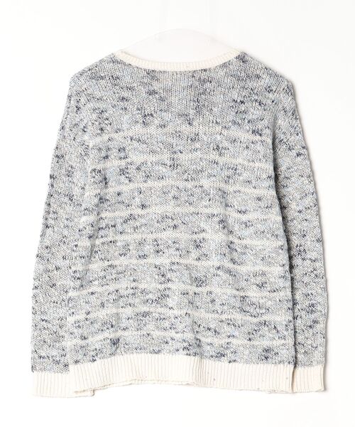 「Sally Scott」 長袖ニット L ネイビー レディース_画像2
