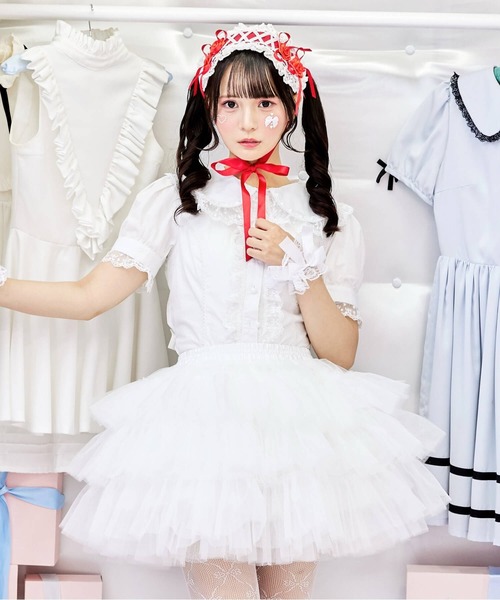 dolce＆gabbanaパニエ　スカート BODYLINE スカート 3段フリルレイヤードチュールパニエ : ZOZOTOWN