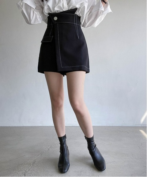 「SONA」 ショートパンツ SMALL ブラック レディース_画像5