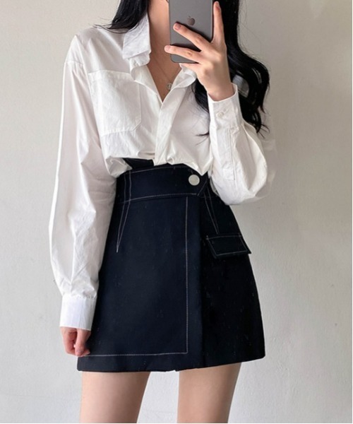 「SONA」 ショートパンツ SMALL ブラック レディース_画像6