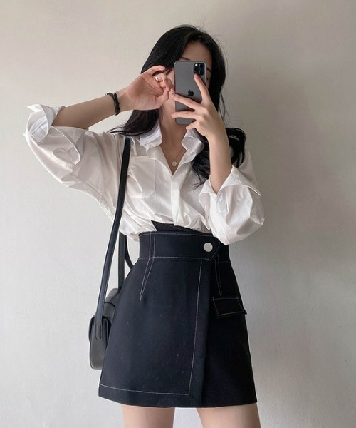 「SONA」 ショートパンツ SMALL ブラック レディース_画像9