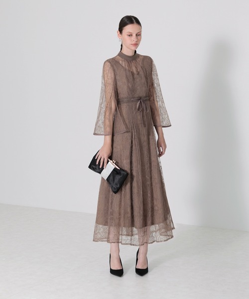 「Leja」 7分袖ワンピース SMALL グリーン レディース_画像6