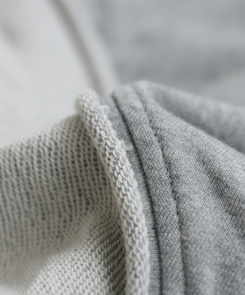 「antiqua」 プルオーバーパーカー P 杢グレー レディース_画像3