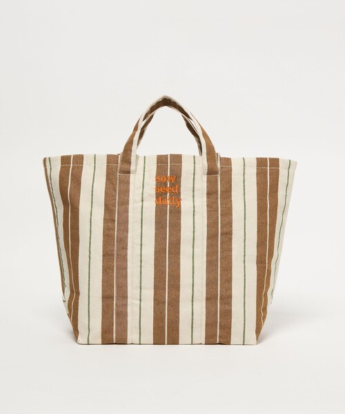 トートバッグ 「別注」「beej」ストライプ 2WAY レディース : ZOZOTOWN