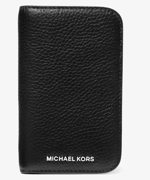 MICHAEL KORS ブラックケース MICHAEL KORS（マイケルコース） カードケース FREE ブラック メンズ