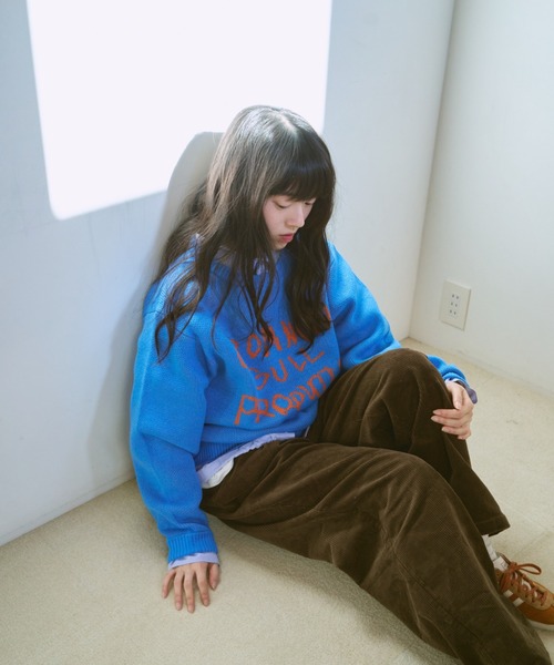 common gull products. 長袖ニット SMALL ピンク レディース