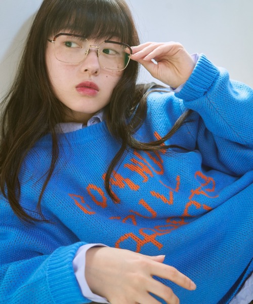 common gull products. 長袖ニット SMALL ピンク レディース