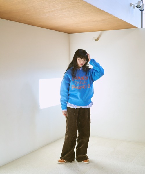 common gull products. 長袖ニット SMALL ピンク レディース