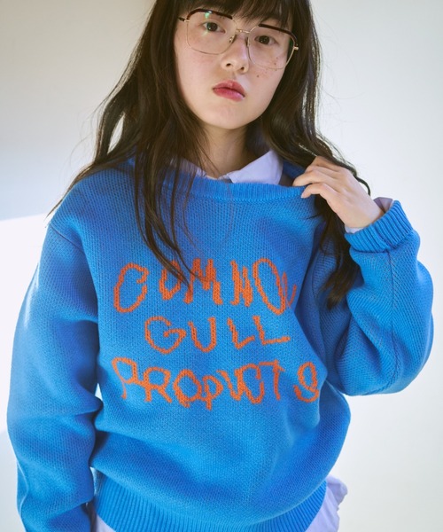 common gull products. 長袖ニット SMALL ピンク レディース