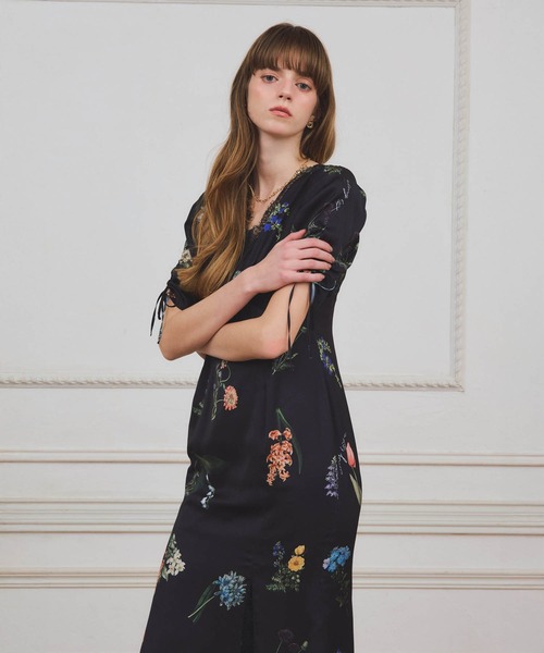 eimy istoire Flower motifカッティングワンピース EIMY ISTOIRE（エイミーイストワール）の「Flower motifカッティング