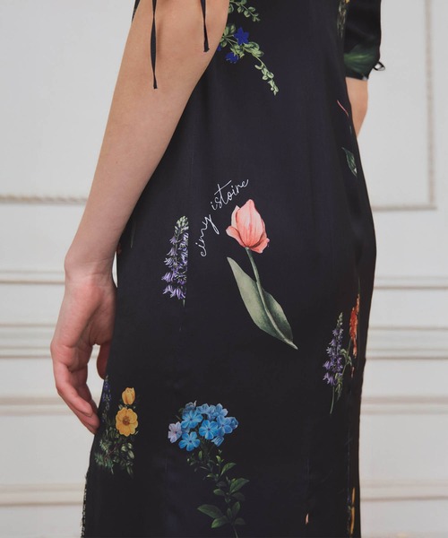 eimy istoire Flower motifカッティングワンピース EIMY ISTOIRE（エイミーイストワール）の「Flower motifカッティング