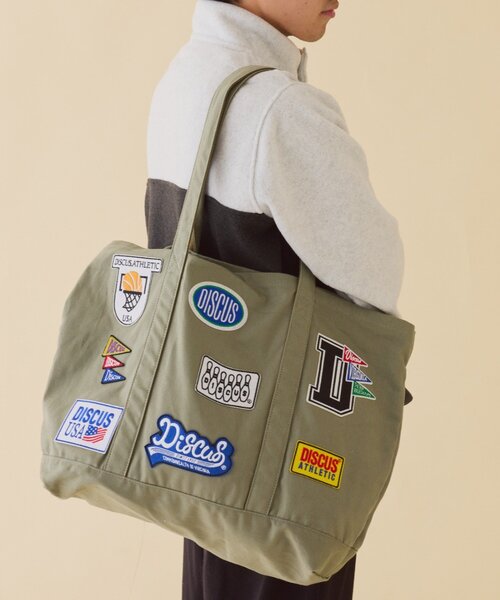 「DISCUS」 トートバッグ ONE SIZE オレンジ レディース_画像3