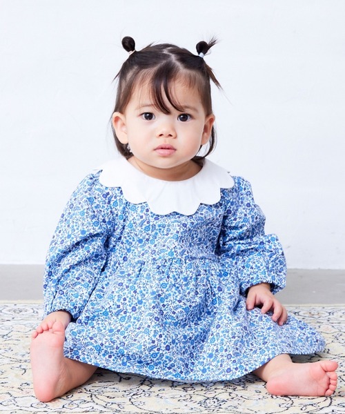 Fluffy BROTHERS（フラッフィーブラザーズ） ベビー服 ロンパース 花柄