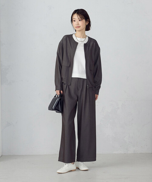 【美品】COMME CA ISM コムサイズム ジャケット トップス 長袖 COMME CA ISM（コムサイズム） ブルゾン アウター デニムライク ノー