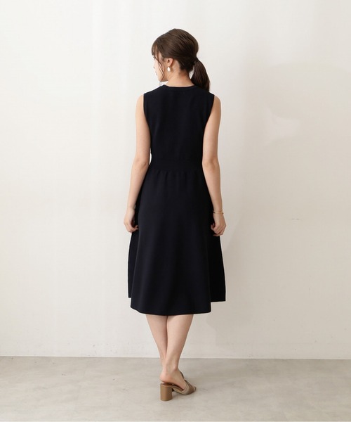 「PROPORTION BODY DRESSING」 ニットワンピース SMALL ブラウン レディース_画像3