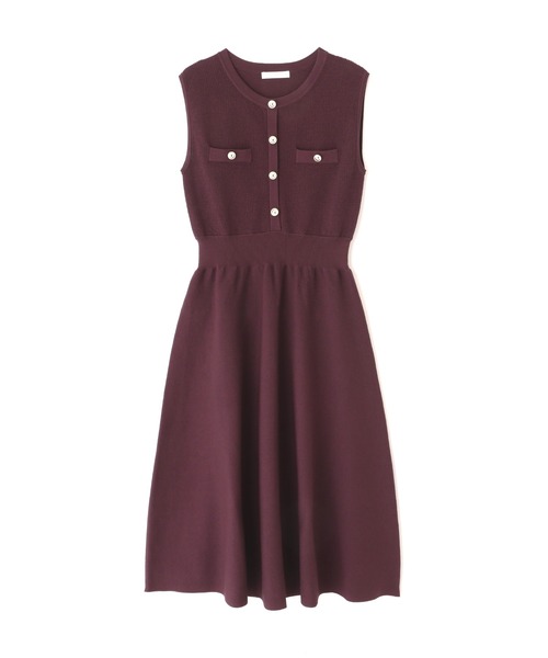 「PROPORTION BODY DRESSING」 ニットワンピース SMALL ブラウン レディース_画像9